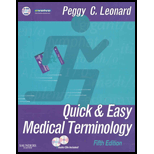 Quick and Easy Medical Terminology   With 3 CDs and Online