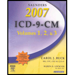 Saunders 2007 ICD 9 CM, Volumes 1, 2 & 3 with 2007 HCPCS Level II and CPT 2007 Professional Edition Package