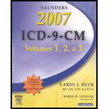 Saunders 2007 ICD 9 CM, Volume 1, 2, and 3   Package