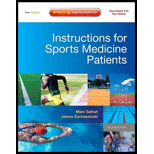 Instructions for Sports Medicine Patients   With Cd