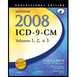 Saunders 2008 ICD 9 CM  Volume 1 and 2 and 3  Package