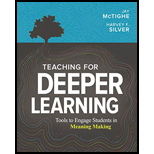 Teaching for Deeper Learning 20 Edition, by Jay McTighe - ISBN 9781416628620