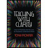 Teaching With Clarity 21 Edition, by Tony Frontier - ISBN 9781416630074