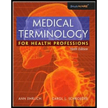 Medical Terminology for Health Professions   With Flashcards and CD 