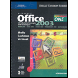 Microsoft Office 2003  Course One, Introductory Concepts and Techniques   Package