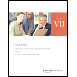 Case Book Kaplan Review for CFP CFP Certification Examination, Volume 