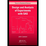 Design and Analysis of Experiments with SAS