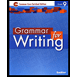 Grammar for Writing - Level Blue, Grade 9 14 edition (9781421711195 ...