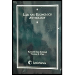 Law and Economics Anthology 2ND AND PRINTING<