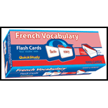 French Vocabulary Flash Cards