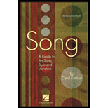 Song: Guide to Art Song Style and Literature rev edition (9781423412809) - Textbooks.com