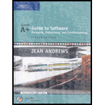 A+ Guide to Software   With CD   Package