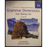 Grammar Dimensions 1a