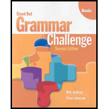 Stand Out Grammar Challenge Basic