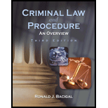 Criminal Law and Procedure