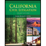 California Civil Litigation