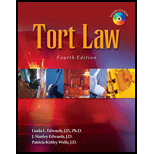 Tort Law for Legal Assistants   With CD