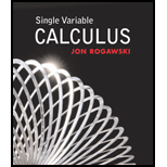 Single Variable Calculus, Volume 1