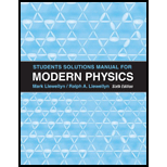 Modern Physics   Student Solutions Manual