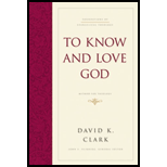 To Know and Love God Method for Theology