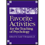 Favorite Activities for the Teaching of Psychology