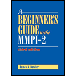 Beginners Guide to MMPI 2 3RD 11 Edition, by James N Butcher - ISBN 9781433809224