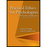 Practical Ethics for Psychologists