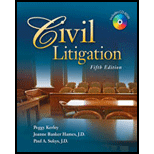 Civil Litigation   With CD and Webtutor Access