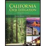 California Civil Litigation   With Study Guide