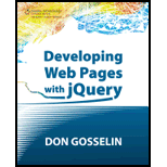 Developing Web Pages With Jquery