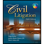 Civil Litigation   With CD Package