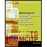 MCTS Guide to Microsoft Windows Server 2008 Network Infrastructure Configuration   Package