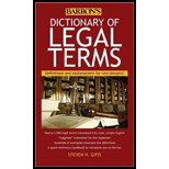 Dictionary of Legal Terms: Definitions and Explanations for Non-Lawyers by Steven H. Gifis - ISBN 9781438005126