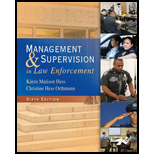 Management and Supervision in Law Enforcement