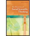 Elements of Social Scientific Thinking