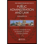 Public Administration and Law 3RD 10 Edition, by David H Rosenbloom - ISBN 9781439803981