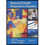 Behavioral Health Response to Disasters