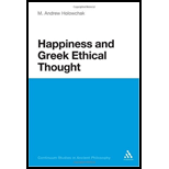 Happiness and Greek Ethical Thought