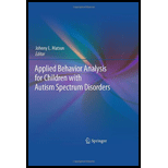 Applied Behavior Analy. for Children With Autism