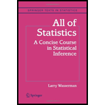 ALL OF STATISTICS A CONCISE COURSE IN