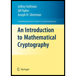 Introduction to Mathematical Cryptography