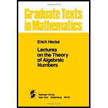 Lectures on the Theory of Algebraic Numbers