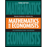 Mathematics for Economists