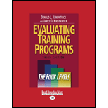 Evaluating Training Programs  The Four Levels