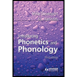 Intro. Phonetics and Phonology