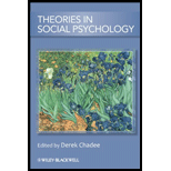 Theories in Social Psychology