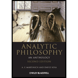 Analytic Philosophy Anthology