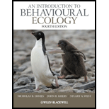 Introduction to Behavioural Ecology