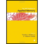 Sage Handbook of Applied Memory