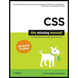 CSS3  The Missing Manual